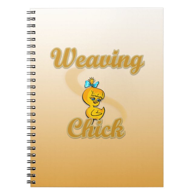 Weaving Chick Notizblock (Vorderseite)
