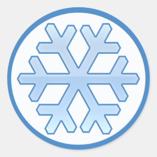 Web 2.0 Snowflake Stickers