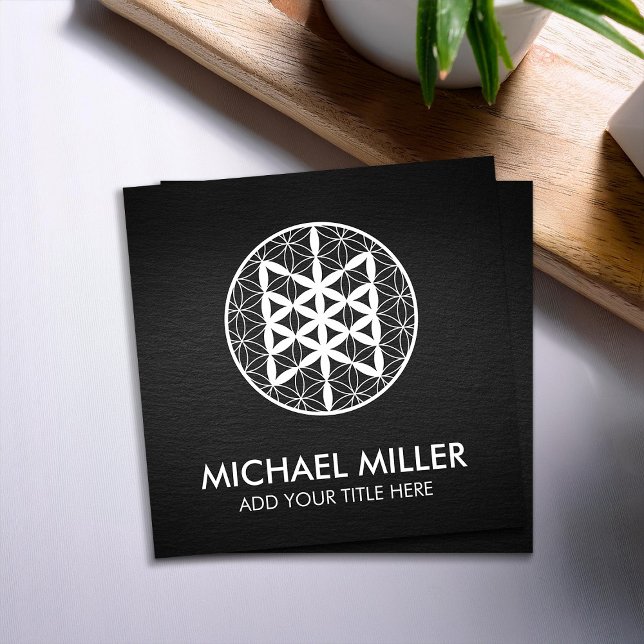 Web de Wyrd en fleur de vie Carte de visite (Créateur téléchargé)