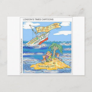 Web-Designer Terror Kreuzfahrt Schiff Funny Gesche Postkarte