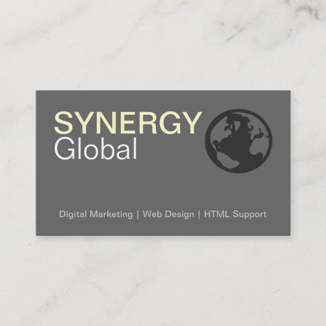 Web-Designer Visitenkarte (Vorderseite)