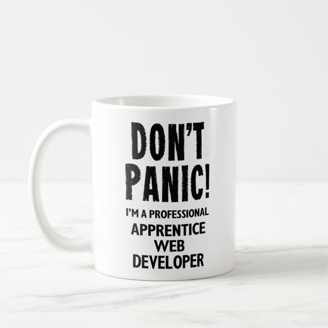 Web-Entwickler Kaffeetasse (Links)
