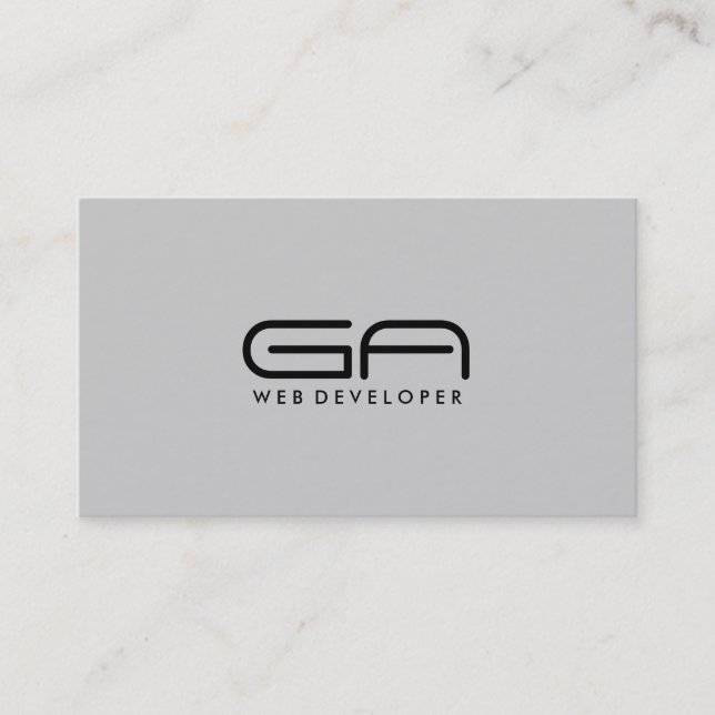 Web-Entwickler - Visitenkarten Visitenkarte (Vorderseite)