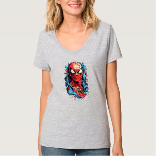 Web Hero Burst – Comic-Stil T-Shirt