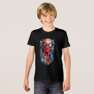 Web Hero Burst – Comic-Stil Tri-Blend Shirt