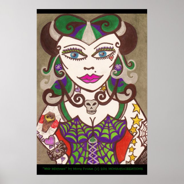 "Web Mistress" Poster (Vorne)