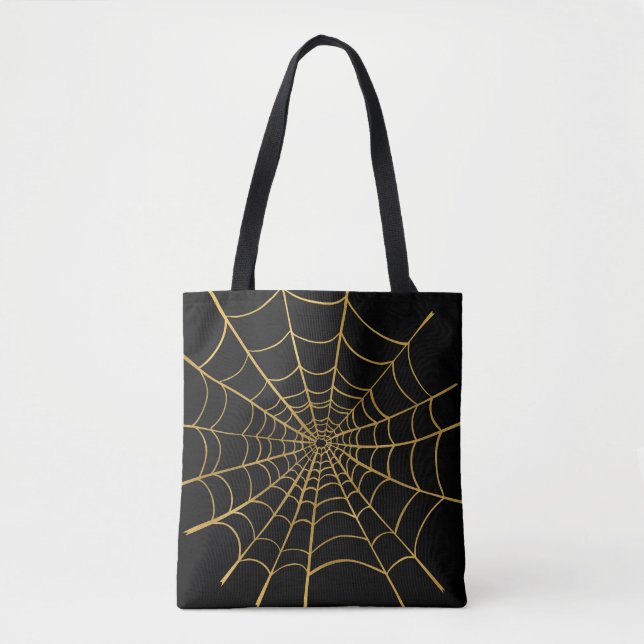 Web mit Gold und Black Spider Tasche (Vorderseite)