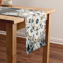 Web-Schnee Kurzer Tischläufer