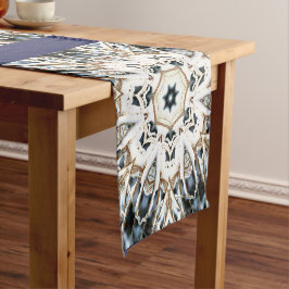 Web-Schnee Kurzer Tischläufer