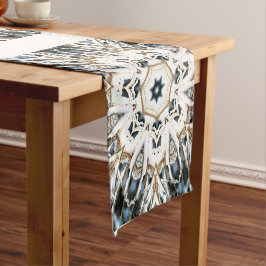 Web-Schnee Kurzer Tischläufer