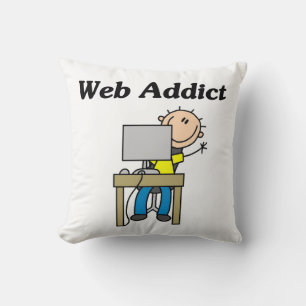 Web-Süchtiger Kissen