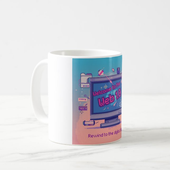 Web-Tasse Kaffeetasse (Vorderseite Links)