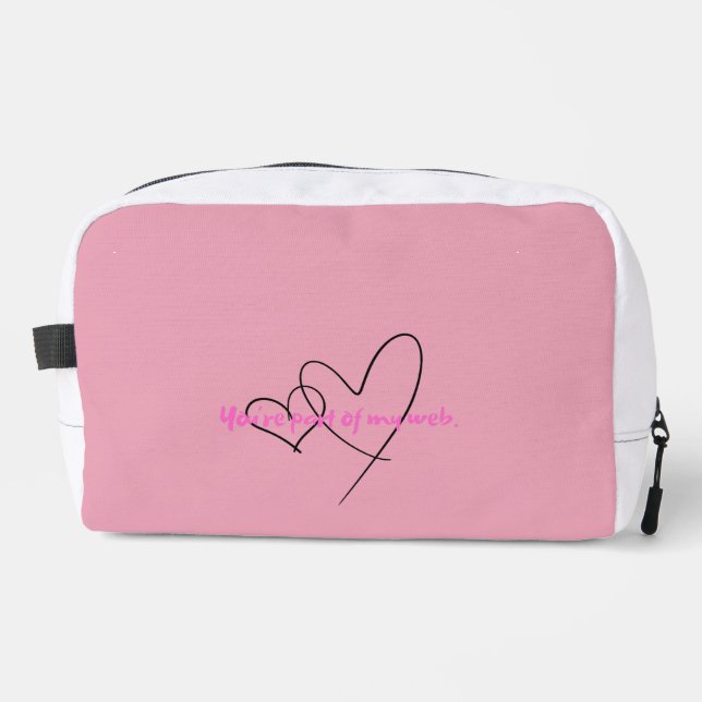 Web Within – Art of Hidden Strength Waschbeutel (Vorderseite)