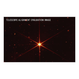 Webb-Weltraumteleskop, Ein Starry Guide to Alignme Fotodruck