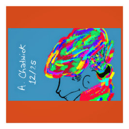 Webbed Scaled Fantasy Creature Fotodruck