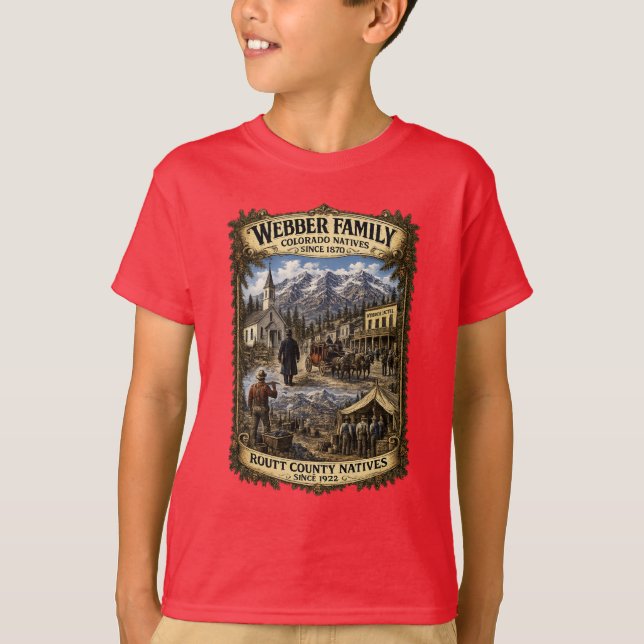 Webber Familientreffen T-Shirt (Vorderseite)