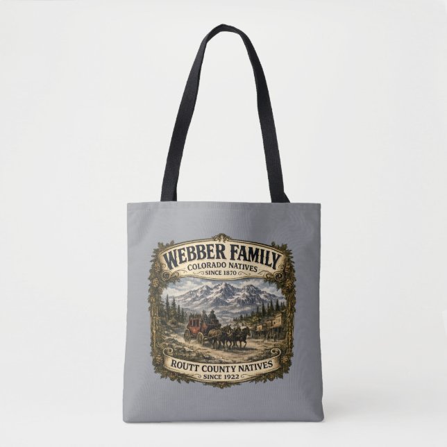 Webber-Familientreffen Tasche (Vorderseite)