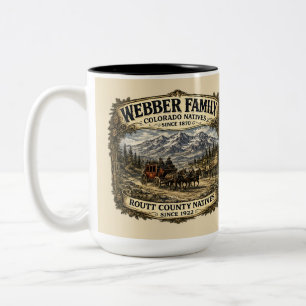 Webber-Familientreffen Zweifarbige Tasse