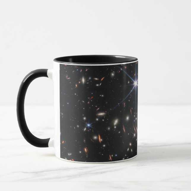 WebbS erste tiefe Feldansicht des Universums Tasse (Links)