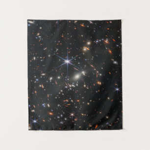 WebbS erste tiefe Feldansicht des Universums Wandteppich