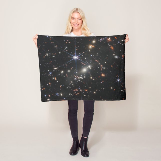 Webbs erste Tiefenansicht des Universums Fleecedecke (Beispiel)
