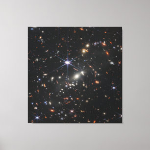 Webbs erste Tiefenansicht des Universums Leinwanddruck