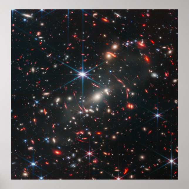 Webb's First Deep Field (NIRCam Image) Full Size Poster (Vorne)
