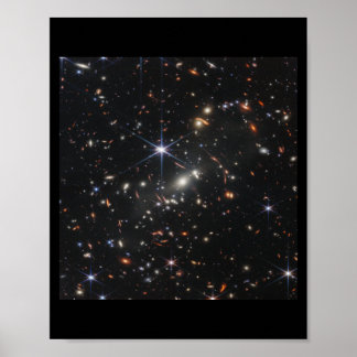 "Webb's First Deep Field" - Standard-Rahmengrößen Poster