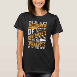 Webentwickler codiert Computer-Websites Coder Web T-Shirt