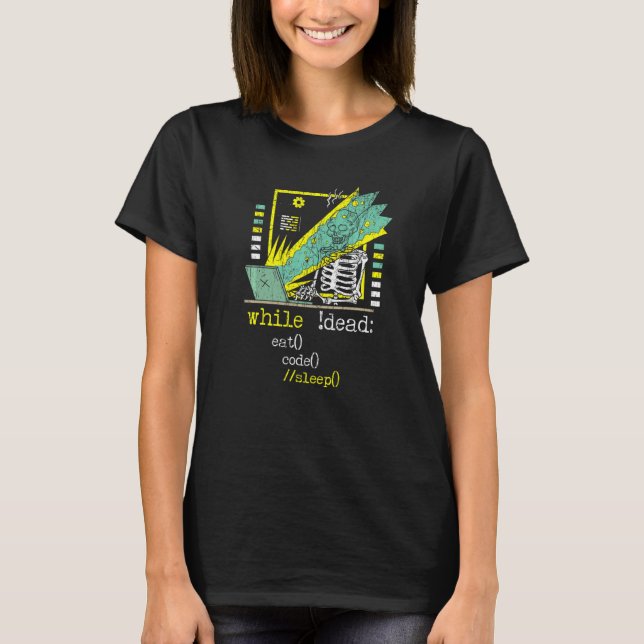 Webentwickler IT-Typ Computer-Webseiten-Entwicklun T-Shirt (Vorderseite)