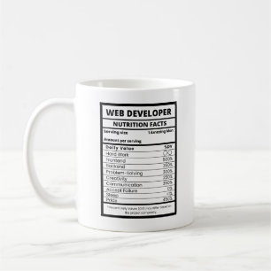 Webentwickler und Programmierer Cool Daily Value Kaffeetasse