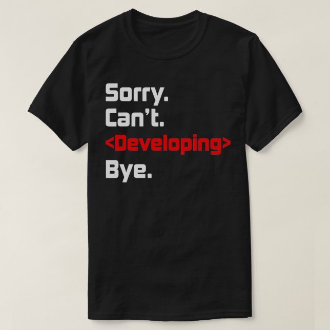 Webentwickler-Website-Programmierer Computer-De T-Shirt (Design vorne)