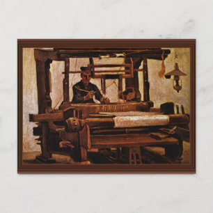 Weber am Webstuhl von Vincent Van Gogh Postkarte