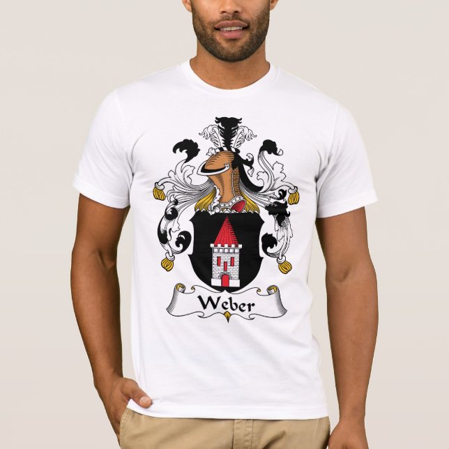 Weber Familienwappen T-Shirt (Vorderseite)