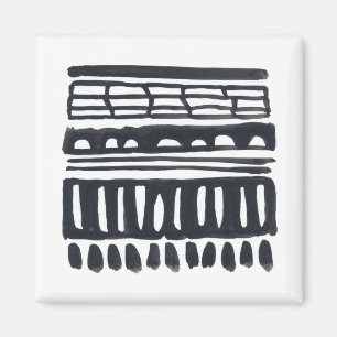 Weber I Moderne schwarze Farbe Magnet