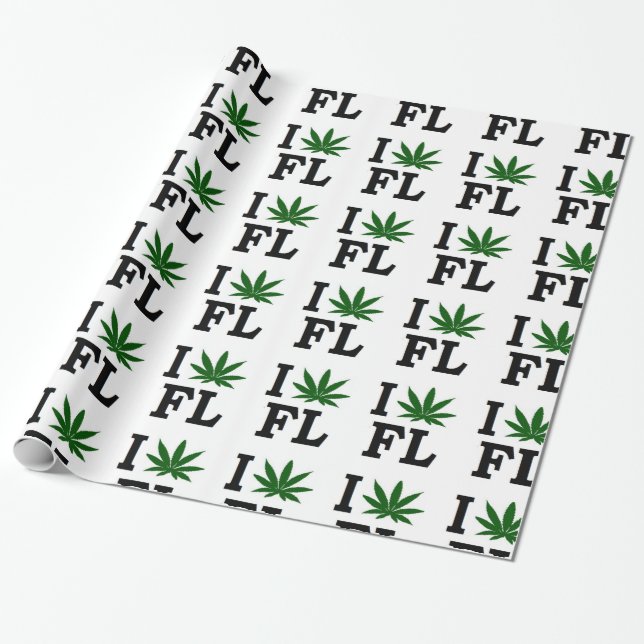 Weber Leaf Weihnachtsflorida xmas hanukkah Party Geschenkpapier (Ungerollt)