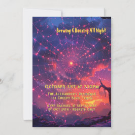 WebHalloween der Kosmischen Spione Einladung