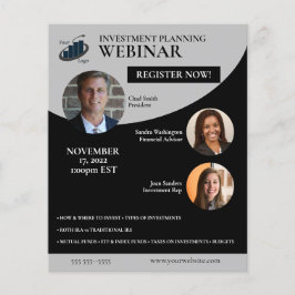 Webinar zur Investitionsplanung Flyer