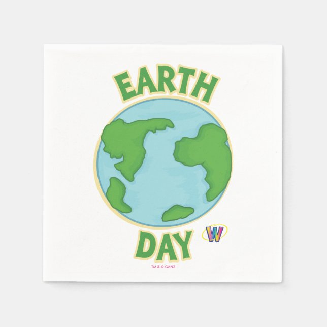 Webkinz Earth Day Serviette (Vorderseite)