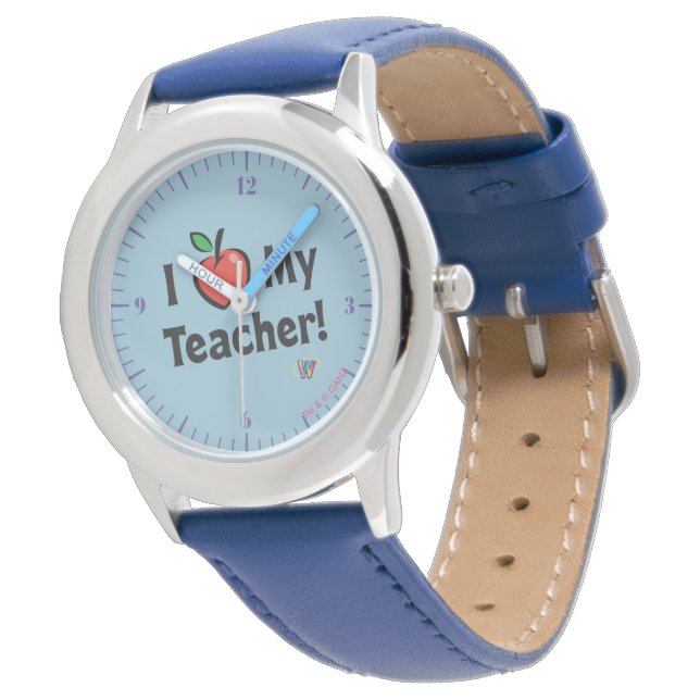 Webkinz: Ich Liebe mein Lehrer! Armbanduhr (Schrägansicht)
