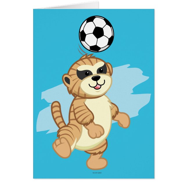 Webkinz | Meerkat, das Fußball 2 spielt (Vorne)