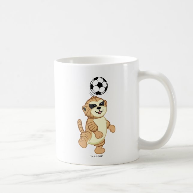 Webkinz | Meerkat, das Fußball spielt Kaffeetasse (Rechts)
