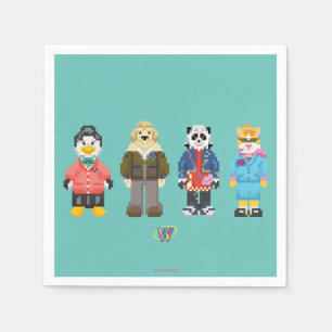 Webkinz Pixel Hosts Serviette