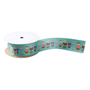 Webkinz Pixel-Wirte Satinband
