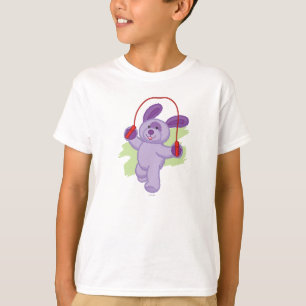 Webkinz Trauben-Soda-Welpen-überspringendes Sei T-Shirt