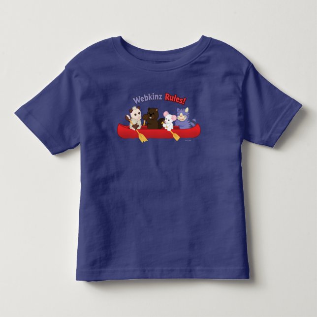 Webkinz | Webkinz Regel-Kanu-Reise Kleinkind T-shirt (Vorderseite)