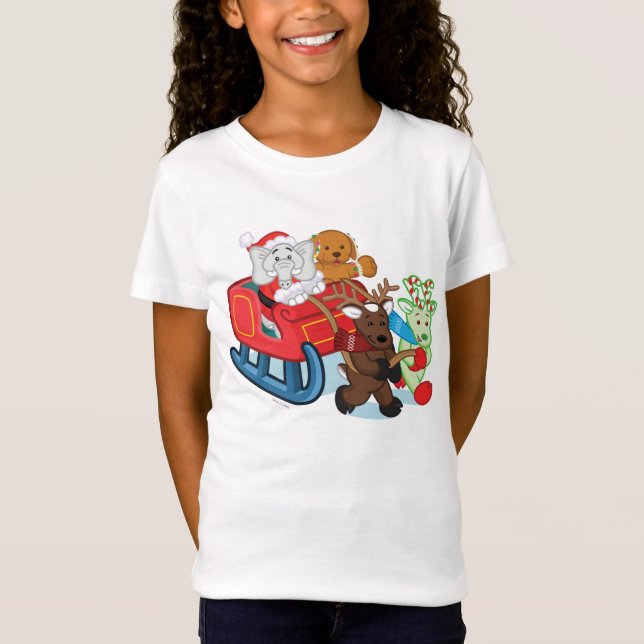 Webkinz Weihnachtsparade T-Shirt (Vorderseite)