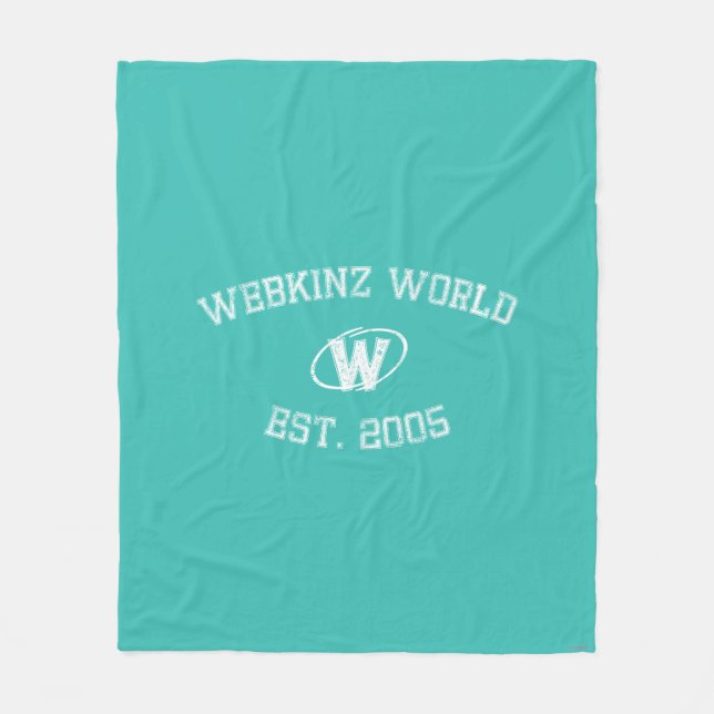 Webkinz Welt Est. 2005 Fleecedecke (Vorderseite)