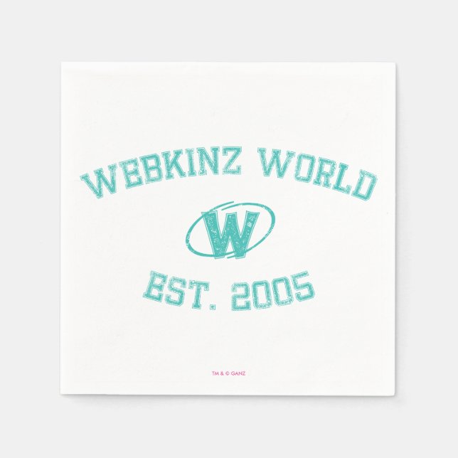 Webkinz World Est. 2005 Serviette (Vorderseite)