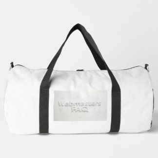 Webmaster-FAQ Duffle Bag